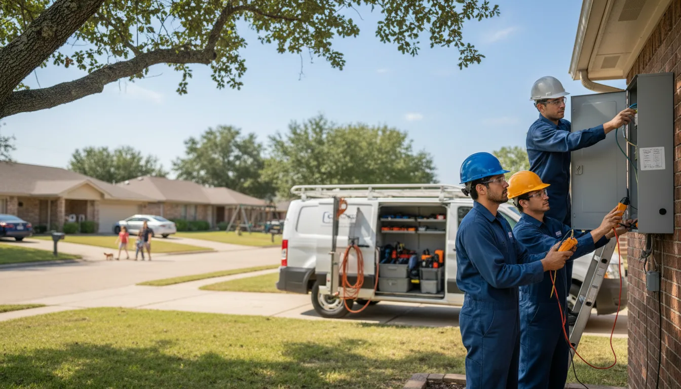 Certified electrician providing emergency electrical services in Pilot Knob, MO